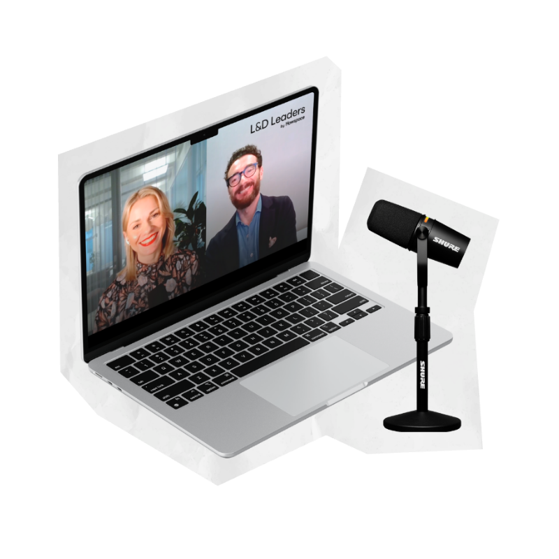 Recording the L&D Leaders Podcast